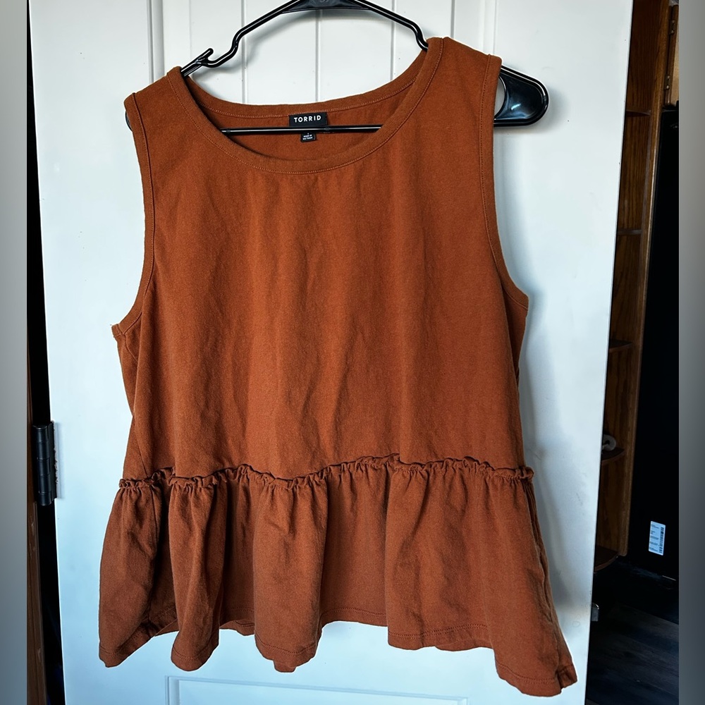 Torrid Women's Rust Sleeveless Tank Top